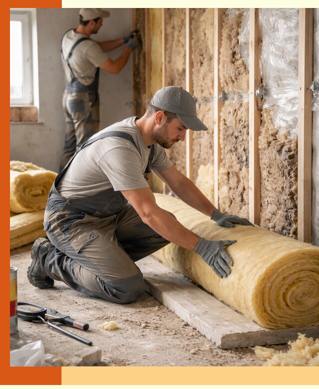 Восстановление теплоизоляции зданий и конструкций в Дагестанских Огнях