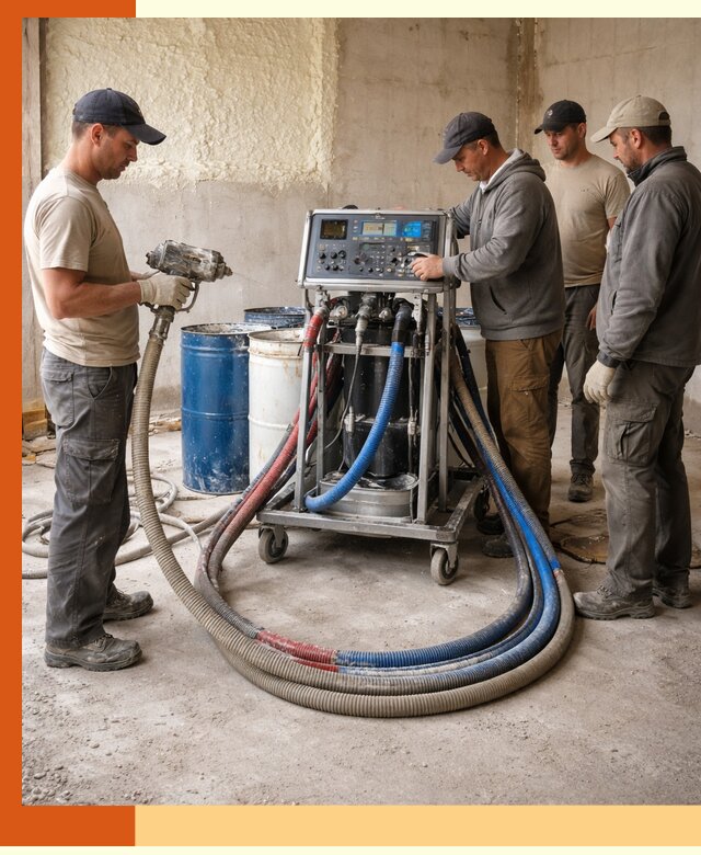 Аренда установки для напыления ППУ в Дагестанских Огнях на выгодных условиях